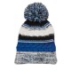 Sport-Tek® Pom Pom Chunky Knit Beanie