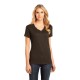 District Made® Perfect Weight® Ladies' V-Neck Tee