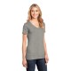 District Made® Perfect Weight® Ladies' V-Neck Tee