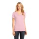 District Made® Perfect Weight® Ladies' V-Neck Tee