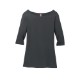 District Made® Perfect Weight® Ladies' 3/4-Sleeve Tee