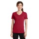 Port & Company® Essential Blended Ladies' Performance V-Neck Tee