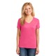 Port & Company® 100% Cotton Ladies' V-Neck Tee