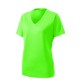 Sport-Tek® PosiCharge™ RacerMesh™ V-Neck Ladies' Tee