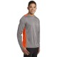 Sport-Tek® Heather Colorblock Contender™ Long Sleeve Performance Tee
