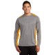 Sport-Tek® Heather Colorblock Contender™ Long Sleeve Performance Tee