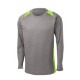 Sport-Tek® Heather Colorblock Contender™ Long Sleeve Performance Tee