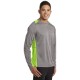 Sport-Tek® Heather Colorblock Contender™ Long Sleeve Performance Tee