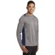 Sport-Tek® Heather Colorblock Contender™ Long Sleeve Performance Tee