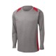 Sport-Tek® Heather Colorblock Contender™ Long Sleeve Performance Tee