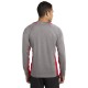 Sport-Tek® Heather Colorblock Contender™ Long Sleeve Performance Tee