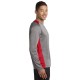 Sport-Tek® Heather Colorblock Contender™ Long Sleeve Performance Tee
