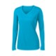 Sport-Tek® PosiCharge™ Competitor™ Ladies' Interlock Long Sleeve Performance V-Neck Tee