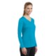 Sport-Tek® PosiCharge™ Competitor™ Ladies' Interlock Long Sleeve Performance V-Neck Tee