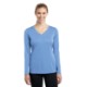 Sport-Tek® PosiCharge™ Competitor™ Ladies' Interlock Long Sleeve Performance V-Neck Tee