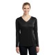 Sport-Tek® PosiCharge™ Competitor™ Ladies' Interlock Long Sleeve Performance V-Neck Tee