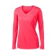 Sport-Tek® PosiCharge™ Competitor™ Ladies' Interlock Long Sleeve Performance V-Neck Tee