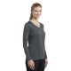 Sport-Tek® PosiCharge™ Competitor™ Ladies' Interlock Long Sleeve Performance V-Neck Tee