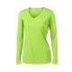 Sport-Tek® PosiCharge™ Competitor™ Ladies' Interlock Long Sleeve Performance V-Neck Tee