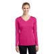Sport-Tek® PosiCharge™ Competitor™ Ladies' Interlock Long Sleeve Performance V-Neck Tee