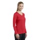 Sport-Tek® PosiCharge™ Competitor™ Ladies' Interlock Long Sleeve Performance V-Neck Tee