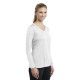Sport-Tek® PosiCharge™ Competitor™ Ladies' Interlock Long Sleeve Performance V-Neck Tee