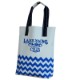 Chevron Pattern 600D Polyester Tote