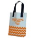 Chevron Pattern 600D Polyester Tote