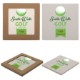 Square Absorbent Stone Coaster Duo