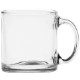 Clear Glass Coffee Mug, 13oz.