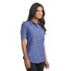 Port Authority® SuperPro™ Oxford Ladies' Short Sleeve Shirt