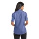 Port Authority® SuperPro™ Oxford Ladies' Short Sleeve Shirt