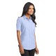 Port Authority® SuperPro™ Oxford Ladies' Short Sleeve Shirt