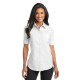 Port Authority® SuperPro™ Oxford Ladies' Short Sleeve Shirt