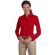 Port Authority® Silk Touch™ Pique Ladies' Long Sleeve Polo