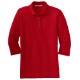Port Authority® Silk Touch™ Pique Ladies' 3/4 Sleeve Polo