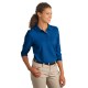 Port Authority® Silk Touch™ Pique Ladies' 3/4 Sleeve Polo