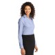 Port Authority® Crosshatch Easy Care Poplin Ladies' Shirt