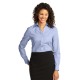 Port Authority® Crosshatch Easy Care Poplin Ladies' Shirt