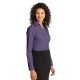 Port Authority® Crosshatch Easy Care Poplin Ladies' Shirt