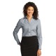 Port Authority® Crosshatch Easy Care Poplin Ladies' Shirt