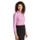 Port Authority® Crosshatch Easy Care Poplin Ladies' Shirt