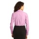 Port Authority® Crosshatch Easy Care Poplin Ladies' Shirt