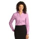 Port Authority® Crosshatch Easy Care Poplin Ladies' Shirt