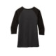 District Made® Perfect Tri™ Ladies' 3/4-Sleeve Raglan