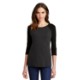 District Made® Perfect Tri™ Ladies' 3/4-Sleeve Raglan