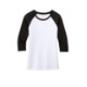 District Made® Perfect Tri™ Ladies' 3/4-Sleeve Raglan
