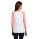 District Made® Perfect Tri™ Ladies' 3/4-Sleeve Raglan