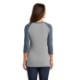District Made® Perfect Tri™ Ladies' 3/4-Sleeve Raglan