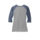 District Made® Perfect Tri™ Ladies' 3/4-Sleeve Raglan